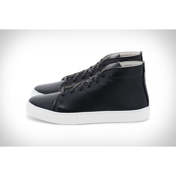 Rancourt & Co Mens Mid Leather Lace-Up Sneakers 14 D